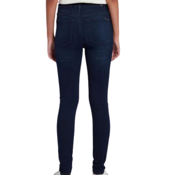 7 For All Mankind Slim Illusion High Waist Ankle Skinny Dark Legacy Size 24 - Picture 3 of 3